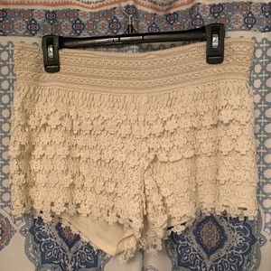 Jolt Crochet Shorts